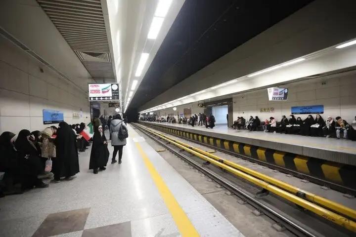 وضعیت سرویس‌دهی خط یک متروی تهران اعلام شد
